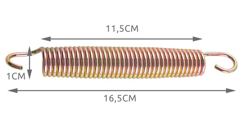 Feder für Trampolin 165mm - 10St