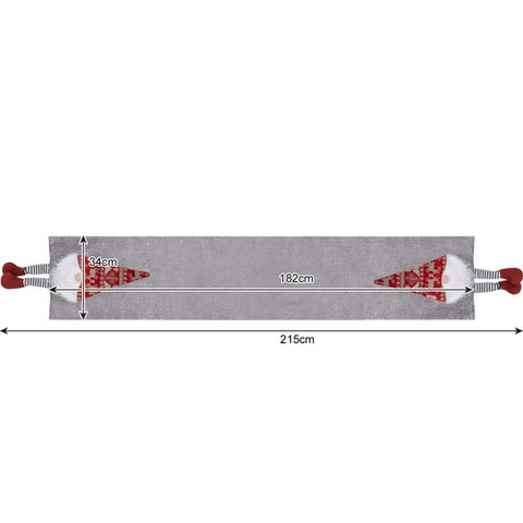 Chemin de table de Noël 180x33cm Ruhhy 22501