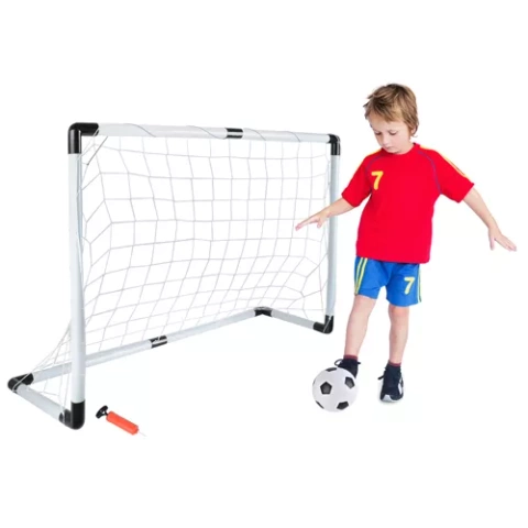 Fußballtor + Ball + Pumpe 23459