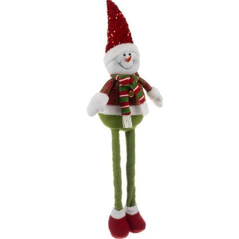 Bonhomme de neige de Noël - télescopique 95 cm Ruhhy 22331