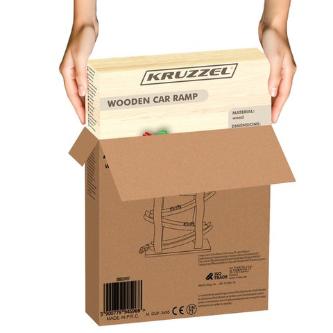 Wooden slide track 22457