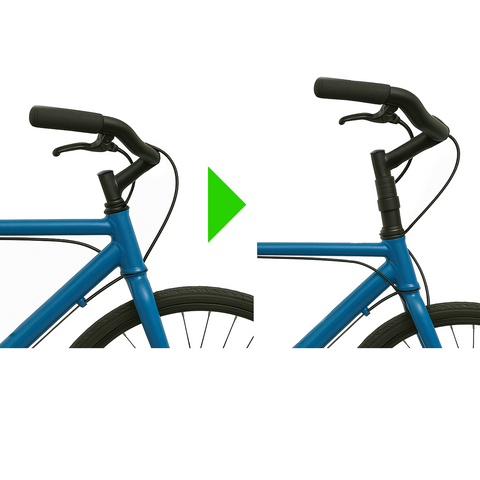 Adapter/wspornik kierownicy roweru Trizand 25993