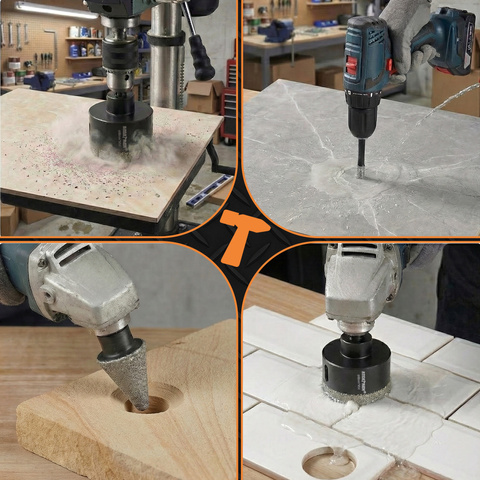 Алмазные корончатые сверла - набор из 13 штук Bigstreen 27012