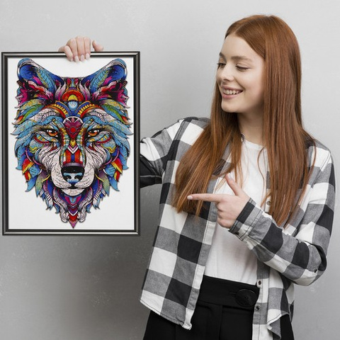 Dřevěné puzzle - Kruzzel puzzle 24552