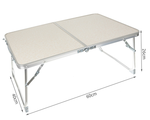 Table de camping pliante - valise 23428