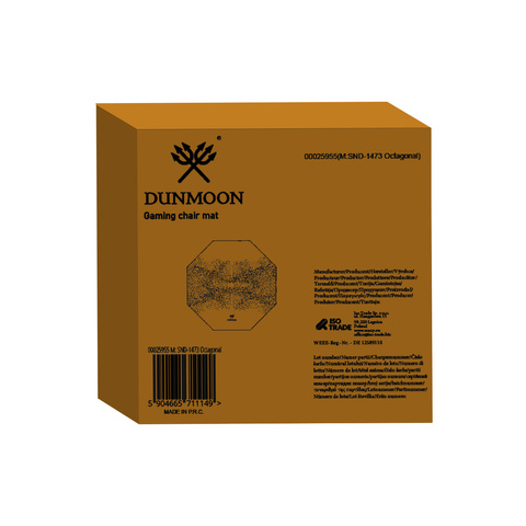 Игровой коврик под стул, 8-угольный, Dunmoon 25955