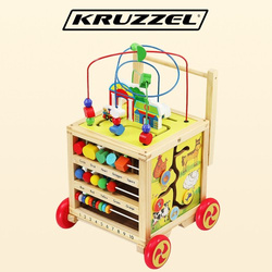 Wooden pusher - Educational cube 22606