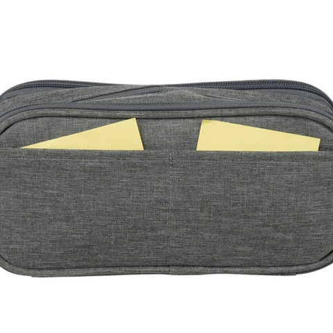 Triple folding pencil case - gray Maaleo 24512