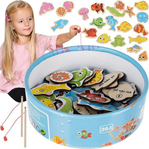 Jeu &quot;Attraper du poisson&quot; pour un aimant, 22 pcs.