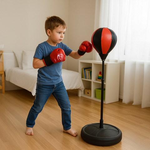 Boxing set - punch + gloves 26094