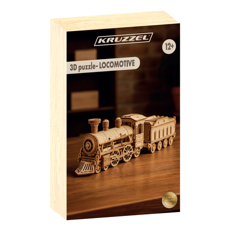 3D Puzzle - Kruzzel Lokomotive 26515