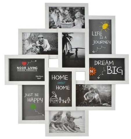 10-photo frame - white