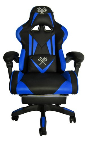 Gaming Chair - Black and Blue Dunmoon