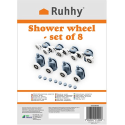 Rollen für eine Duschkabine, 8er-Set. KK9646