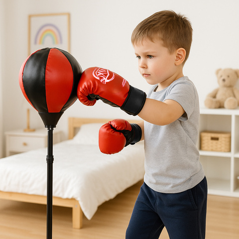 Boxing set - punch + gloves 26094