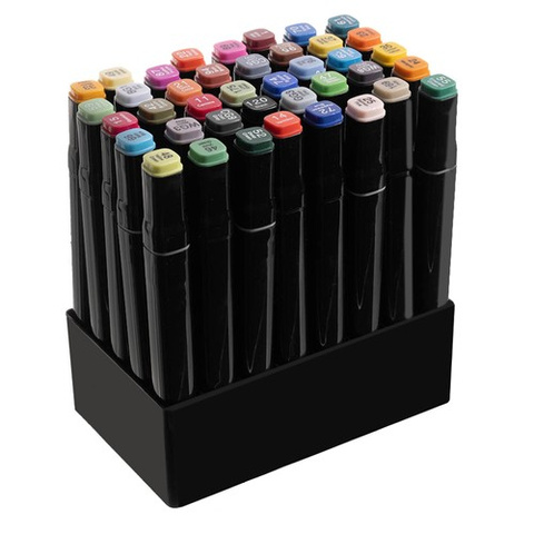 Double-sided markers/pens - 40 pcs. MAALEO 24102