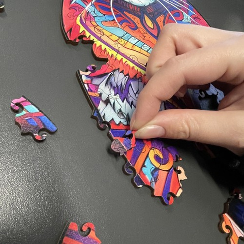 Dřevěné puzzle - Kruzzel puzzle 22878