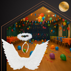 Ailes d'ange (2 pièces) 70 x 45 cm Ruhhy 26481