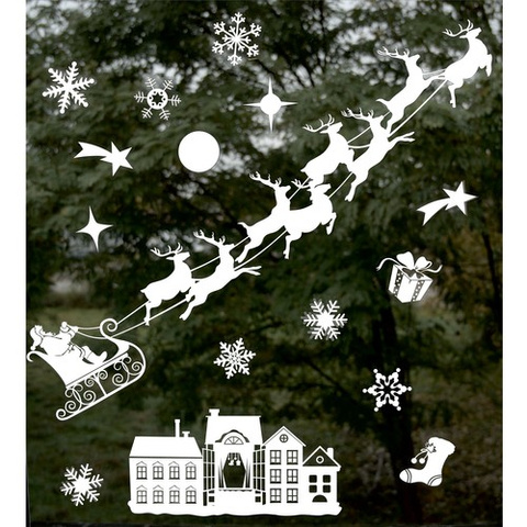 Weihnachts-Fensteraufkleber Ruhhy 22305