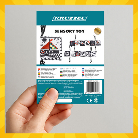 Zabawka sensoryczna - książeczka Kruzzel 26461