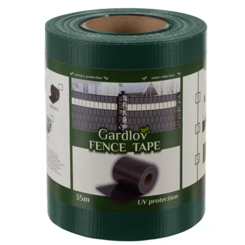 Fencing tape 19cmx35m 450g/m2 green 23699
