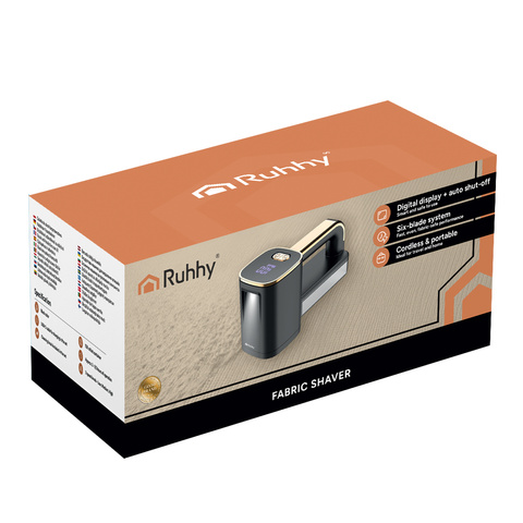 Ruhhy 26642 Cordless Clothes Shaver Black