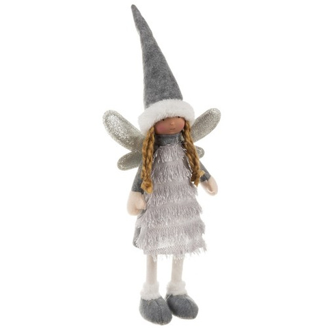 Fée - figurine de Noël grise Ruhhy 22343