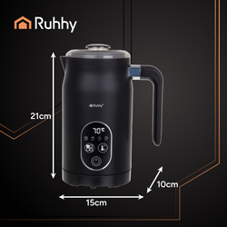 Napěňovač mléka s displejem 500 W Ruhhy26649
