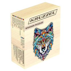 Dřevěné puzzle - Kruzzel puzzle 24552