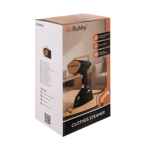 2000W black clothes steamer Velira Ruhhy 26901