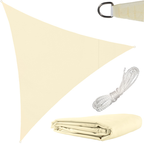 Sonnenschirmsegel 3x3x3 beige Gardlov 23146