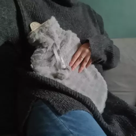 Rubber hot water bottle in cover 2000ml Ruhhy 19806