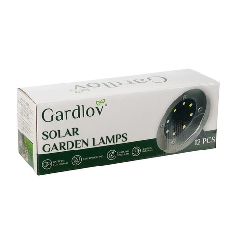 Lampes solaires de jardin - 12 pièces Gardlov 24001