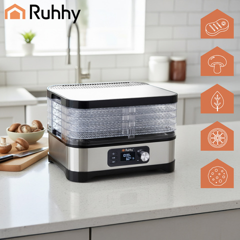Ruhhy 25928 Mushroom, Fruit and Vegetable Dehydrator