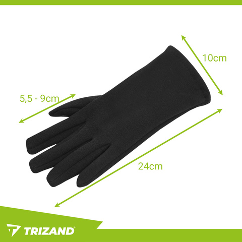 Gants tactiles R6413 - noirs