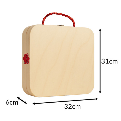 Kruzzel 26581 medinė įrankių dėžė