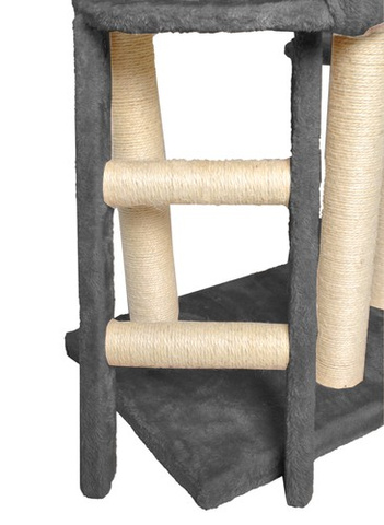 Cat tree 138cm gray