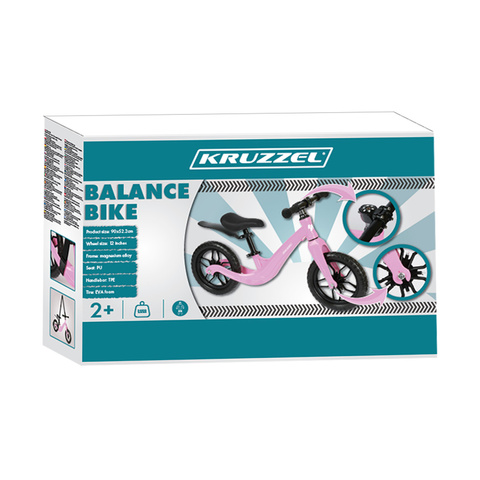 Беговел розовый Kruzzel 25768