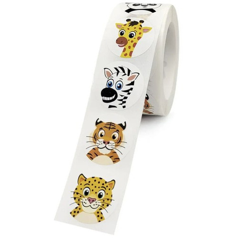 Motivational stickers - roll of 500pcs Kruzzel 22947