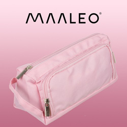 Double extendable pencil case - pink Maaleo 24519