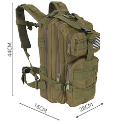 Small green hiking backpack 23243
