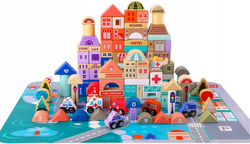 Wooden blocks - city