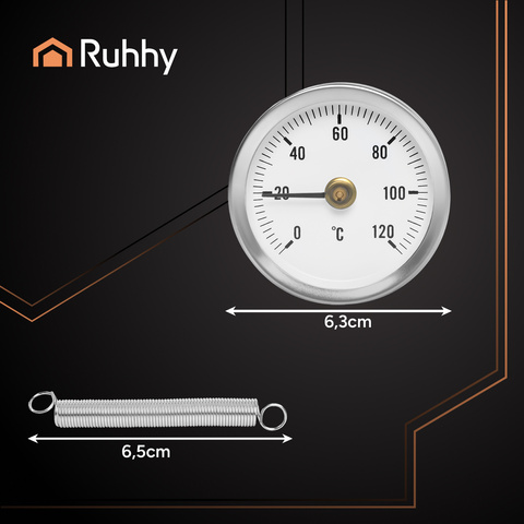 Ruhhy 26557 Dial Thermometer