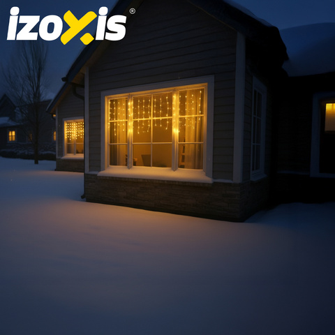 Lauko šviestuvai 100LED 4m Izoxis 26858