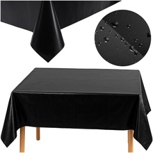 Nappe décorative en feuille noire Ruhhy 26569