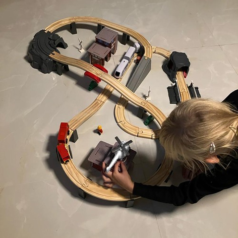 Wooden train - Kruzzel train 22754
