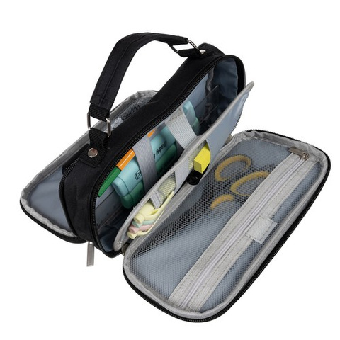 Trousse double pliable - noir Maaleo 24516