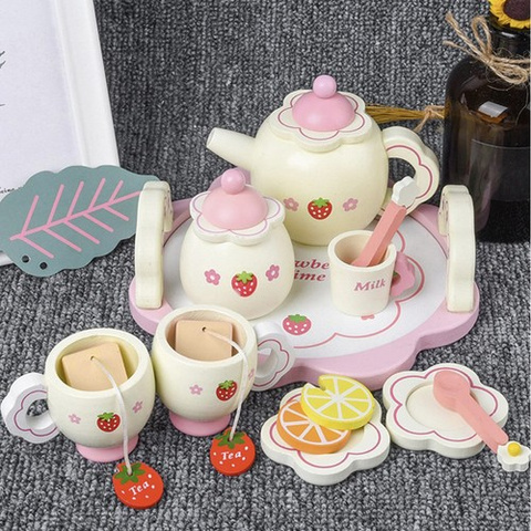 Wooden tea set Kruzzel 21950