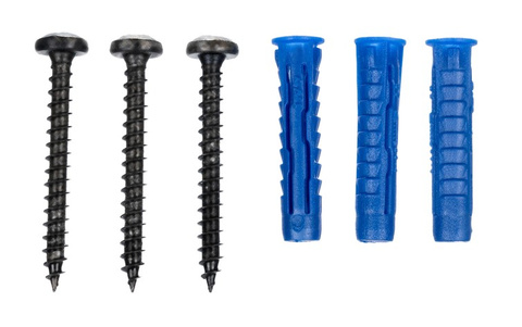 Wall hanger (17 hooks) - black