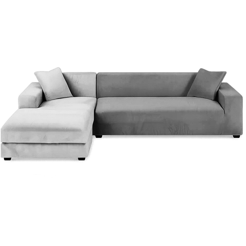 Housse de canapé 145-185 cm gris foncé Ruhhy 26037